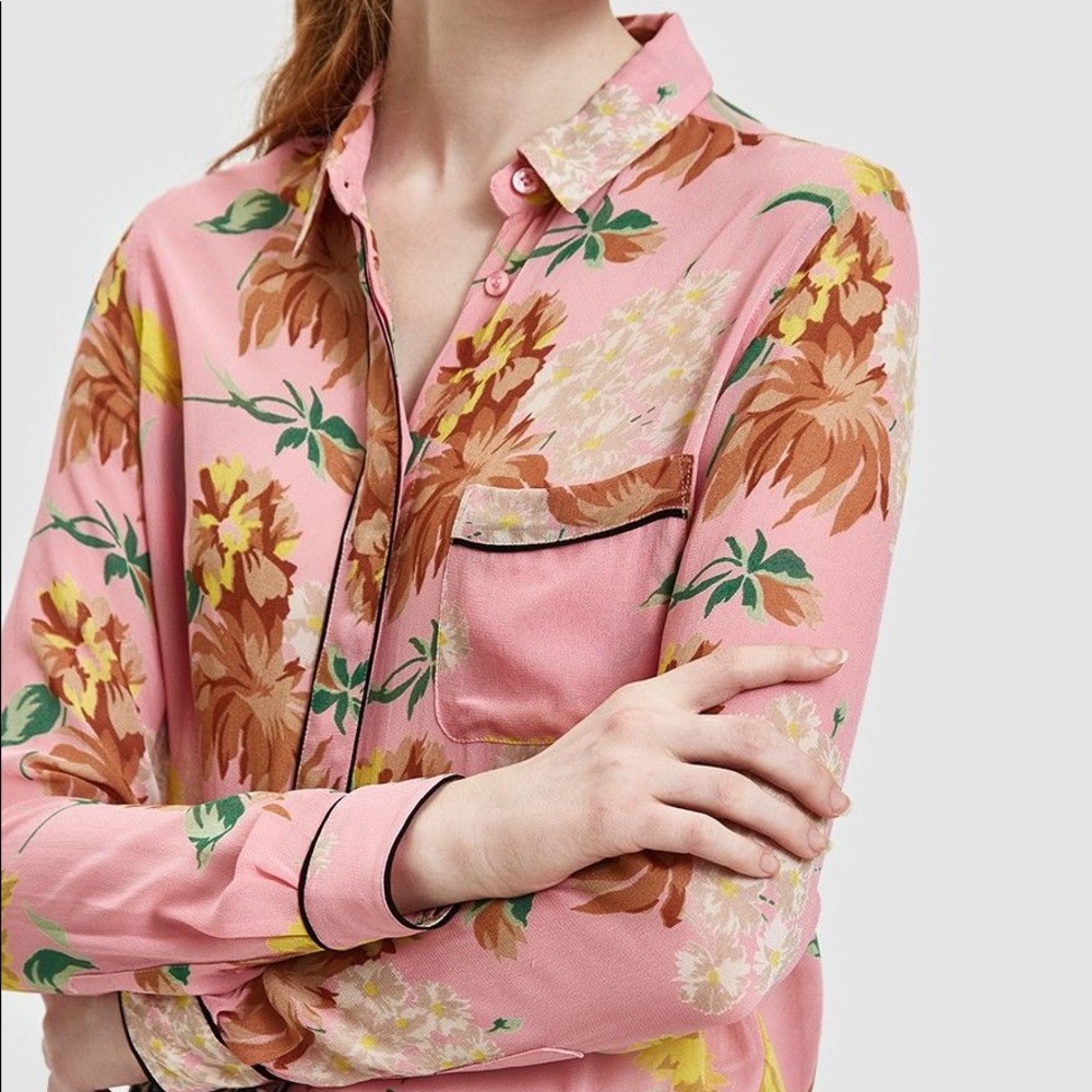 Ganni Marceau Georgette shirt